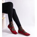 Gemre Red ballerinas with patent toe fastened with Velcro Jaures | shoptok.hr