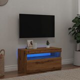 vidaXL TV omarica z LED artisan hrast 75x35x40 cm inženirski les Cene