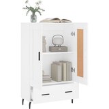  Visoka komoda bijela 69,5 x 31 x 115 cm od konstruiranog drva | shoptok.hr