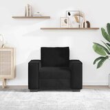 SOFA fotelja crna 100x78x84 cm baršun | shoptok.hr