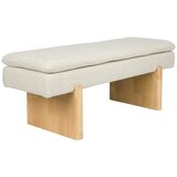 White Label Kremno bela oblazinjena klop Jappo – | Shoptok.si