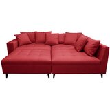 MID.YOU Ecksofa inkl. Hocker, mikrovlakna rdeča | Shoptok.si