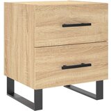  Noćni ormarići 2 kom boja hrasta 40x35x47 5cm konstruirano drvo | shoptok.hr