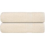 vidaXL Ručnici za tuširanje FROGN 2 kom. krem 70x140 cm 360 g/m² - Krema 70 x 140 cm 2 | shoptok.hr