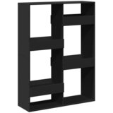 Sobna pregrada crna 100 x 33 x 135 cm konstruirano drvo | Eponuda.ba