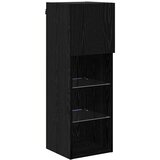 TV ormar za montažu na zid Zidne Crni hrast 30,5 x 30 x 90 cm | shoptok.hr
