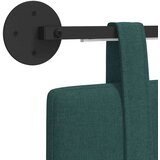  stensko vzglavje za posteljo, tekstil, 130 × 55 × 5cm, temno zelena, 3423912 | Shoptok.si