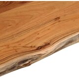  Kupaonska radna ploča 90x60x2,5 cm pravokutna od drva bagrema | shoptok.hr
