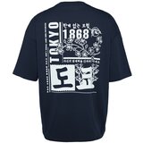 Trendyol T-Shirt - Navy blue - Oversize Cene