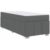  Krevetna konstrukcija Tamno siva 120 x 190 cm tkanina | shoptok.hr