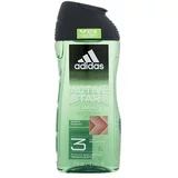 Adidas Active Start Shower Gel 3-In-1 gel za tuširanje 250 ml za muškarce