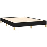  Okvir za krevet bez madraca crni 140 x 190 cm od tkanine | shoptok.hr