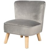Roba Svijetlo siva baršunasti dječja fotelja Lil Sofa – | shoptok.hr