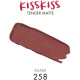 Guerlain KissKiss Tender Matte dugotrajni ruž za usne s mat efektom nijansa 258 Lovely Nude 3.5 g | shoptok.hr