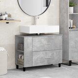 Toaletna jedinica Betonska siva 80 x 35 x 60 cm | shoptok.hr