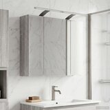  Kopalniška ogledalna omara Siva Sonoma 60 x 14,5 x 50 cm, (5000233323) | Shoptok.si