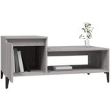  Stolić za kavu boja sivog hrasta 100x50x45 cm konstruirano drvo Siva | Shoptok.si