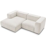 Bobochic Paris Bela kotna sedežna garnitura iz tkanine bouclé (levi kot) Zephyr – | Shoptok.si