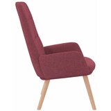  Opuštajuća fotelja, tkanina, vino crvene boje | Shoptok.si