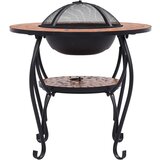  Mozaični stolić s posudom za vatru terakota 68 cm keramički | shoptok.hr