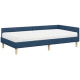 Kutni krevetni okvir s madracem Ostalo 2 kom. Plava tkanina | shoptok.hr