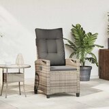  Ležaljke u vrtu 56 x 60 x 112 cm čelik - Svjetlosiva i tamnosiva | shoptok.hr