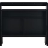  Barski stol s 2 stolne ploče crni 130 x 40 x 120 cm | Eponuda.com