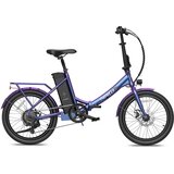 Fafrees F20 lasting električno kolo - 250W motor 36V18.2Ah baterija 120KM doseg mehanska disk zavora modro-vijolična, (21221519) | Shoptok.si
