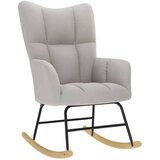 vidaXL Gugalni stol Cloud Grey Fabric | Shoptok.si