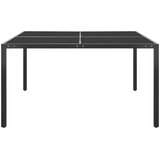  Vrtni stol antracit 130 x 130 x 72 cm od čelika i stakla | shoptok.hr