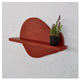 Hanah home Meh225 orange decorative wooden wall shelf | ePonuda.com