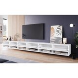 P & B nizka omarica A300, bela, visoki sijaj, led | Shoptok.si