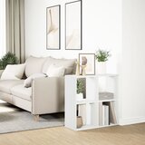 Pregrada za sobe, bijela, 69,5 x 29 x 69,5 cm, od inženjerskog drva | Eponuda.com