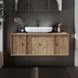 Hanah home kupatilski ormarić sa lavaboom 2565, 120 cm, atlantski bor | Eponuda.com