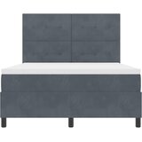  s opruga kutije Tamno siva 140 x 190 cm Baršun | shoptok.hr