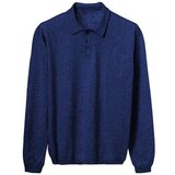 Lanaioli Polo Uomo in cotone maniche lunghe Plava Cijene