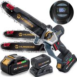 Humberg HM-437 PRO akumulatorska lančana pila za grane plava, 1x4,0 Ah, 10″ / 8″ | shoptok.hr