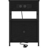  Noćni ormar Crni hrast 40 x 31 x 60 cm Konstruirano drvo | shoptok.hr
