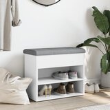  Klupa za cipele bijela 62x32x50 cm inženjerski drvo | shoptok.hr