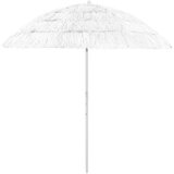  Suncobran za plažu Hawaii bijeli 240 cm Cijene