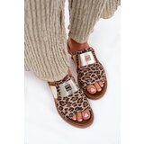 Zazoo Elegant Flat Heel Natural Leather Sandals | Shoptok.si