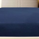 vidaXL Plahte s gumicom od žerseja 2 kom modre 180x200 cm pamučne | shoptok.hr