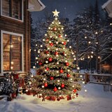  Mrežasta rasvjeta za božićno drvce s 210 LED žarulja 210 cm | shoptok.hr