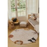 Lorena Canals Krem periv/ručno rađen pamučan dječji tepih za igru ø140 cm Dogs – | shoptok.hr