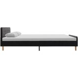  Okvir za krevet od jute tamnosivi 140 x 200 cm | shoptok.hr