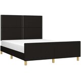  Okvir za krevet bez madraca crni 140x200 cm od tkanine | shoptok.hr