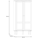 Zandiara Vitrina Calasetta, Barva Hrasta | Shoptok.si