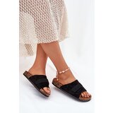 Boto Ladies Sandals With Velcro On Cork Platform Black Baylin | ePonuda.com