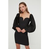 Trendyol Ženska haljina TPRSS21EL0192/BLACK | shoptok.hr