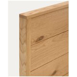 Kave Home Krevet od punog hrasta s podnicom 90x190 cm u prirodnoj boji Alguema – | shoptok.hr